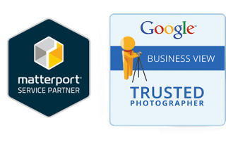 Certificaten Matterport Service partner en Google Trusted Photographer