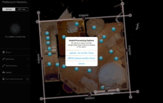 Functie in matterport van Blur Faces